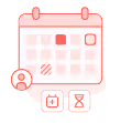 Every employee sees their own days, assigned, used, pending, and available